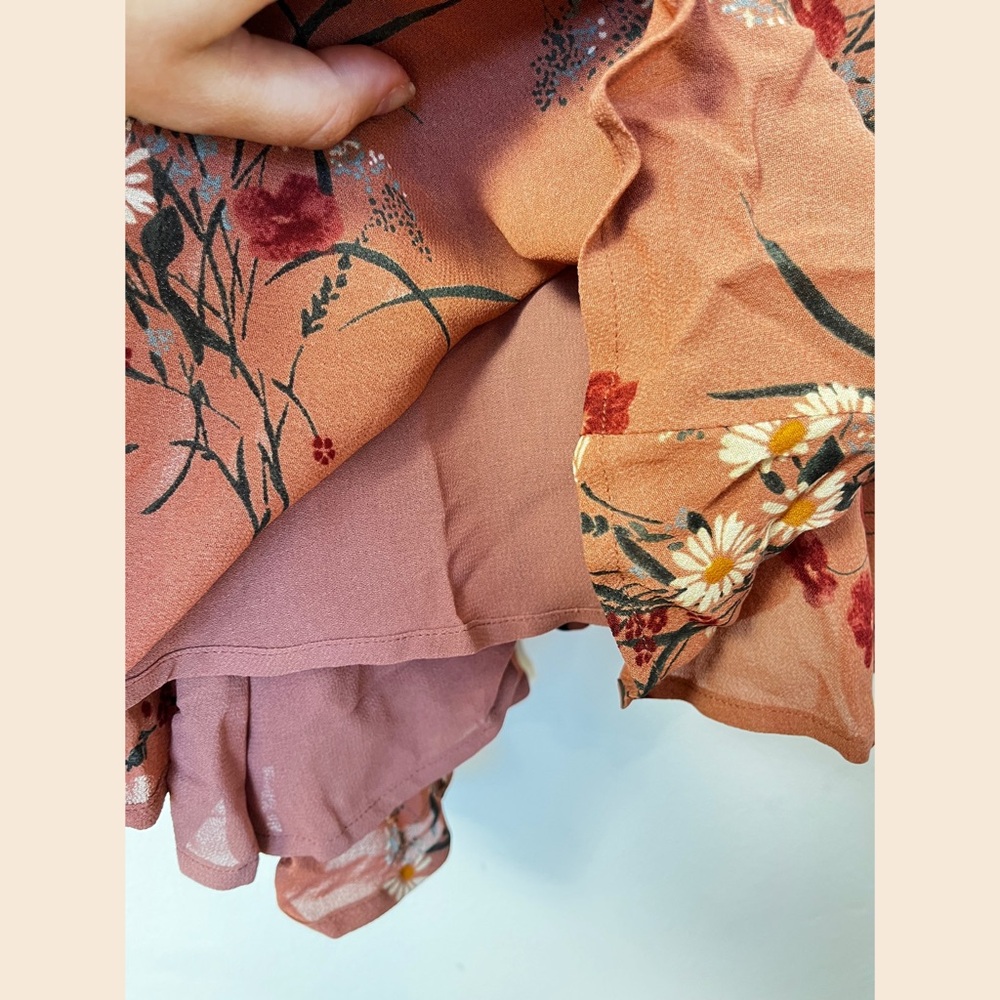 NWOT Reformation Uma Midi Dress in Floral Pink - Picture 13 of 15